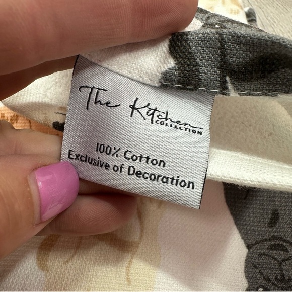 NWT the kitchen collection Dog Patterned cotton kitchen Towel set - Picture 7 of 8